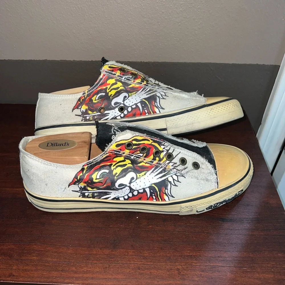 Ed Hardy | Shoes | Vintage Ed Hardy Shoes Tiger | Poshmark display picture 1